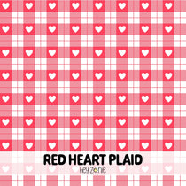 Red Heart Plaid