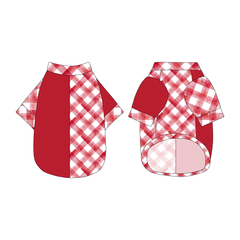 Apple-solutely Adorable - Apple Gingham - The 2N1 Tee