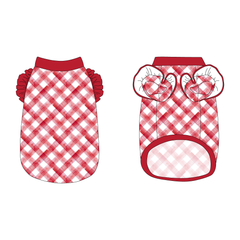 Apple-solutely Adorable - Apple Gingham - La Petite Shimmy Tank
