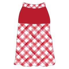 Apple-solutely Adorable - Apple Gingham - The Sophia Tank