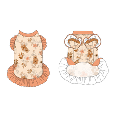Kiss & Tell - Apricot Kiss - La Petite Shimmy Dress