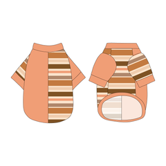 Kiss & Tell - Apricot Kiss Stripe - The 2N1 Tee