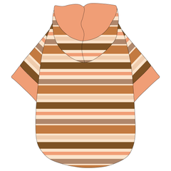 Kiss & Tell - Apricot Kiss Stripe - The Hoodie