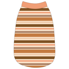 Kiss & Tell - Apricot Kiss Stripe - The Basic Tank