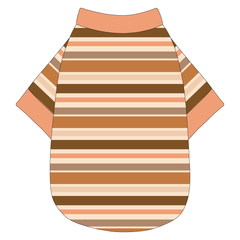 Kiss & Tell - Apricot Kiss Stripe - The Basic Tee