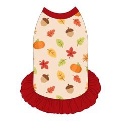 Autumn Sweater - Autumn Ditsy - The Tank With Skirt