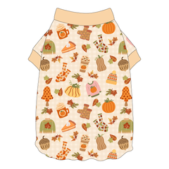 Autumn Vibes Only - Autumn Vibes Only - Flutter Waist Tee