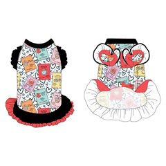 Be Mine - La Petite Shimmy Dress With Double Skirt