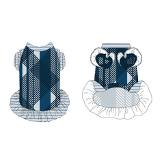 The Graphic Edit - Blue Note - La Petite Shimmy Dress