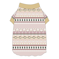 Stitched In Snow - Blush Noel - Flutter Waist Tee