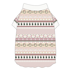 Stitched In Snow - Blush Noel - Flutter Waist Tee