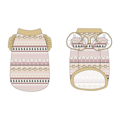 Stitched In Snow - Blush Noel - La Petite Shimmy Tank