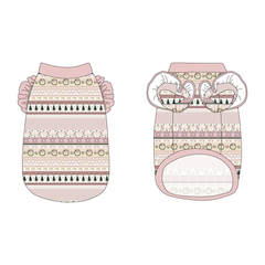 Stitched In Snow - Blush Noel - La Petite Shimmy Tank