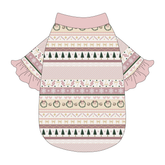 Stitched In Snow - Blush Noel - The Shimmy Edge Tee