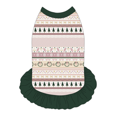 Stitched In Snow - Blush Noel - The Tank With Skirt