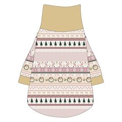 Stitched In Snow - Blush Noel - The Turtleneck Tee