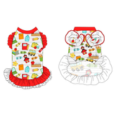 Bright Beginnings - La Petite Shimmy Dress With Double Skirt