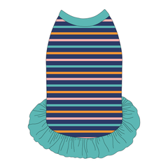 Scoops Of Sunshine - Cabana Stripe - The Tank With Skirt