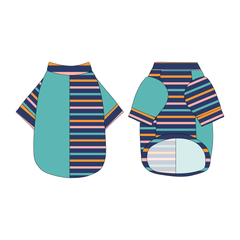 Scoops Of Sunshine - Cabana Stripe - The 2N1 Tee