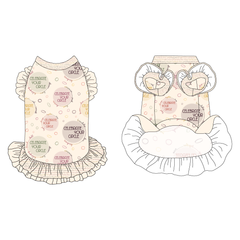 Celebrate Your Circle - La Petite Shimmy Dress With Double Skirt