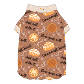 Cinna-Mutt Swirl - Flutter Waist Tee