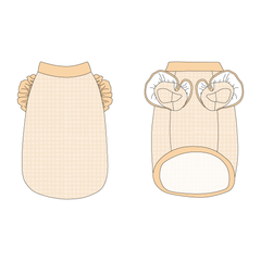 Autumn Vibes Only - Creamy Gingham - La Petite Shimmy Tank