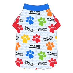Woof For Autism Awareness - Flutter Waist Tee
