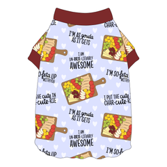 Yappy Hour - Char-cute-rie - Flutter Waist Tee