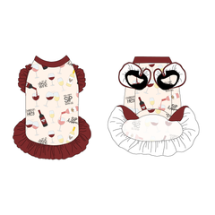 Yappy Hour - On Cloud Wine - La Petite Shimmy Dress