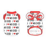 I Love My Pawrents - I Love My Dad / I Love My Mom - La Petite Shimmy Tank