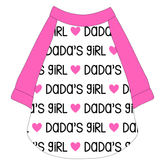 I Love My Pawrents - Dada's Girl / Mama's Girl - The Raglan Jersey