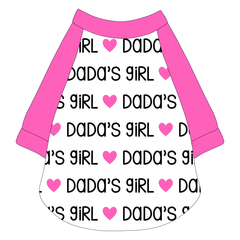 I Love My Pawrents - Dada's Girl / Mama's Girl - The Raglan Jersey