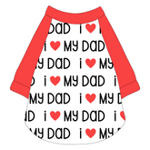 I Love My Pawrents - I Love My Dad / I Love My Mom - The Raglan Jersey