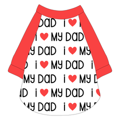 I Love My Pawrents - I Love My Dad / I Love My Mom - The Raglan Jersey