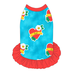 I Love My Pawrents - I Love My Dad Tattoo / I Love My Mom Tattoo - The Tank With Skirt