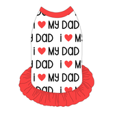 I Love My Pawrents - I Love My Dad / I Love My Mom - The Tank With Skirt