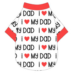 I Love My Pawrents - I Love My Dad / I Love My Mom - The Basic Tee