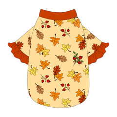 Autumn Is My Favorite Color - Falling Leaves - The Shimmy Edge Tee