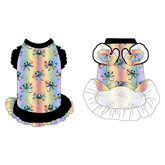 Flutterspell - La Petite Shimmy Dress With Double Skirt