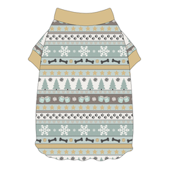 Stitched In Snow - Frosty Morning - Flutter Waist Tee