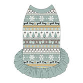 Stitched In Snow - Frosty Morning - The Tank With Skirt