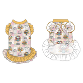 Gather & Gobble - La Petite Shimmy Dress With Double Skirt