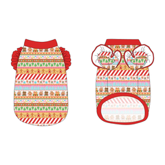 Stitched In Snow - Gingerbread Lane - La Petite Shimmy Tank