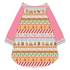 Stitched In Snow - Gingerbread Lane - The Raglan Jersey