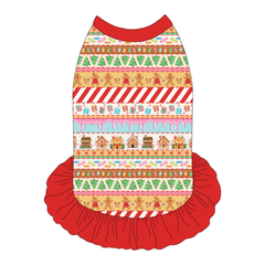 Stitched In Snow - Gingerbread Lane - The Tank With Skirt