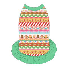 Stitched In Snow - Gingerbread Lane - The Tank With Skirt