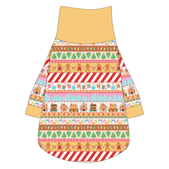 Stitched In Snow - Gingerbread Lane - The Turtleneck Tee