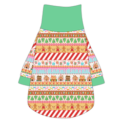 Stitched In Snow - Gingerbread Lane - The Turtleneck Tee