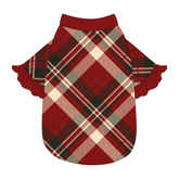 Hearthside Holiday - Hearthside Plaid - The Shimmy Edge Tee