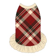 Hearthside Holiday - Hearthside Plaid - The Tank With Skirt